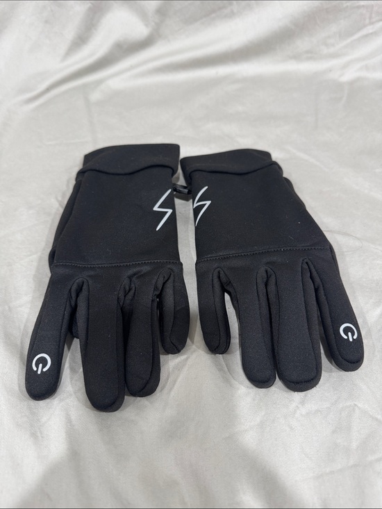 None Other - Unbranded Black Touchscreen Winter Gloves for Youth